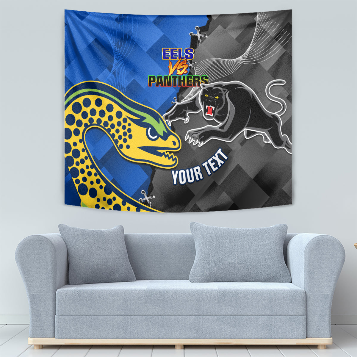 Panthers And Eels Tapestry Sporty Version - Vibe Hoodie Shop