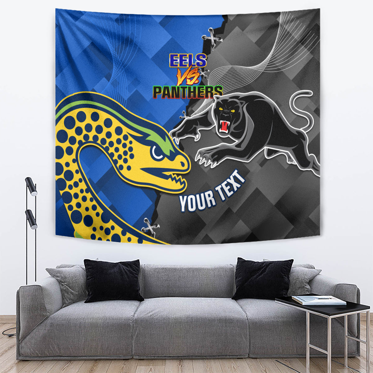 Panthers And Eels Tapestry Sporty Version - Vibe Hoodie Shop