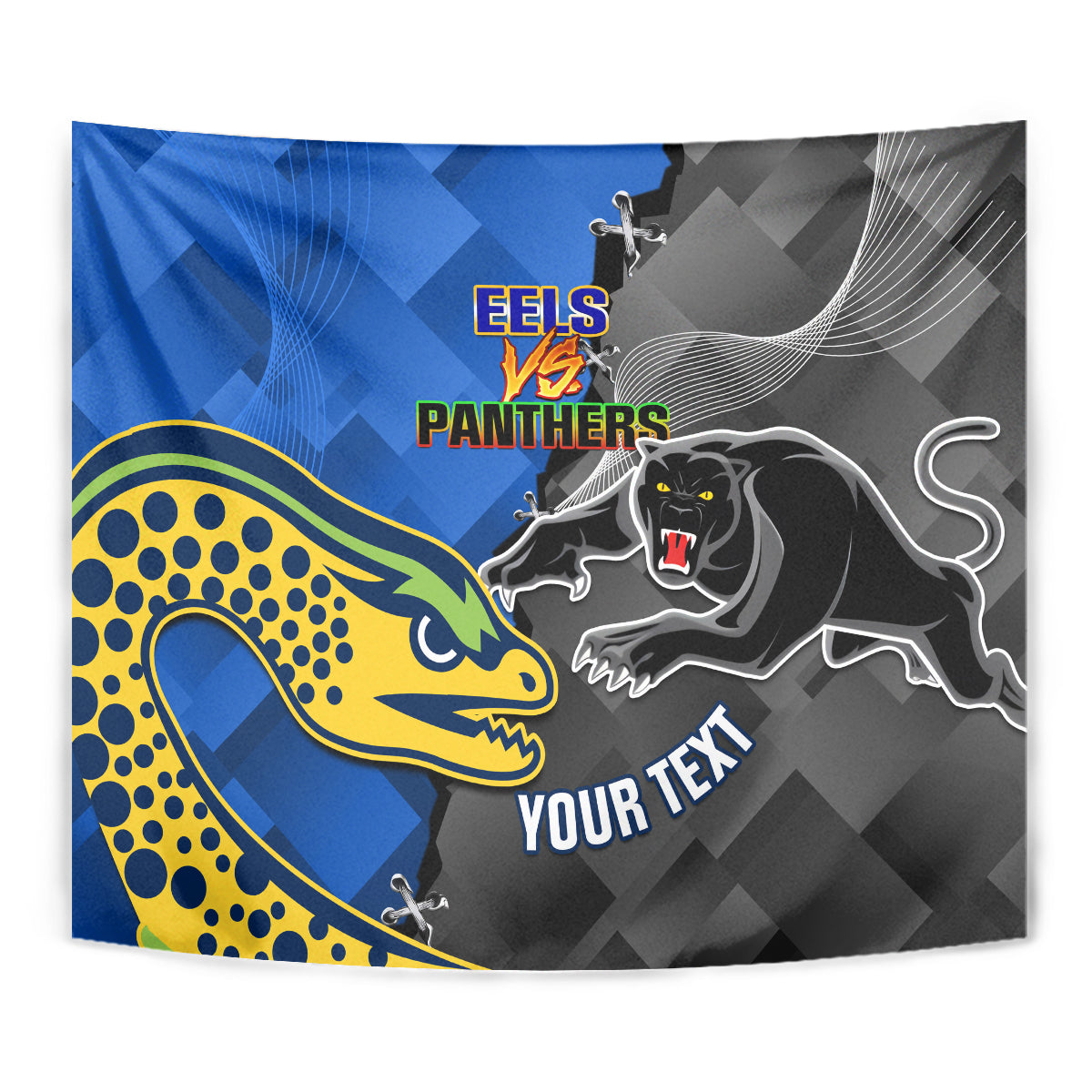 Panthers And Eels Tapestry Sporty Version - Vibe Hoodie Shop