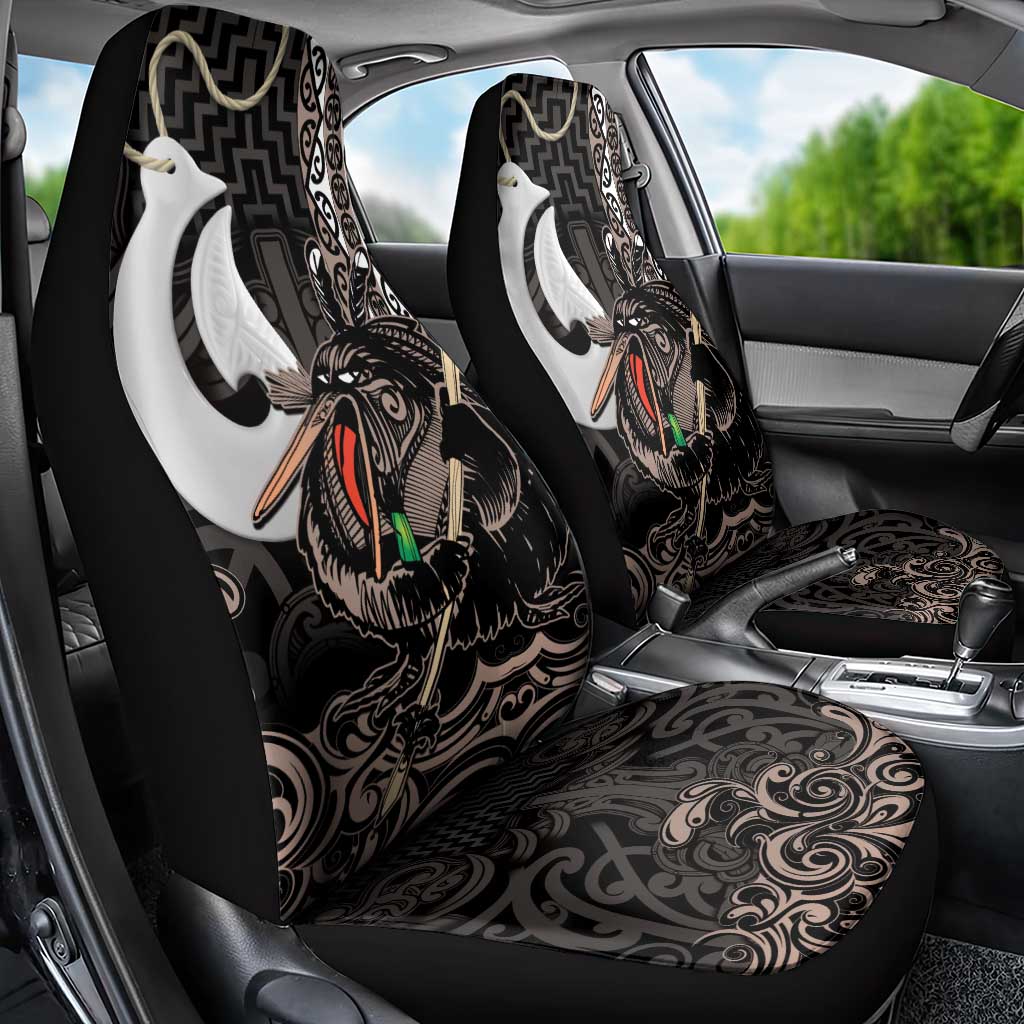 Aotearoa Hei Matau Car Seat Cover Haka Kiwi Mix Maori Mangopare - Vibe Hoodie Shop