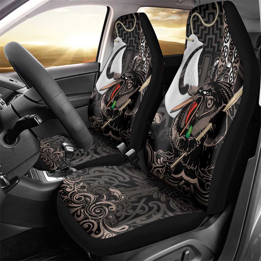 Aotearoa Hei Matau Car Seat Cover Haka Kiwi Mix Maori Mangopare - Vibe Hoodie Shop