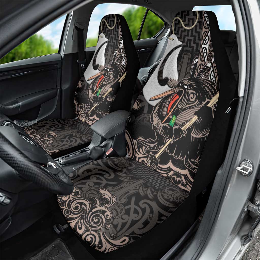 Aotearoa Hei Matau Car Seat Cover Haka Kiwi Mix Maori Mangopare - Vibe Hoodie Shop