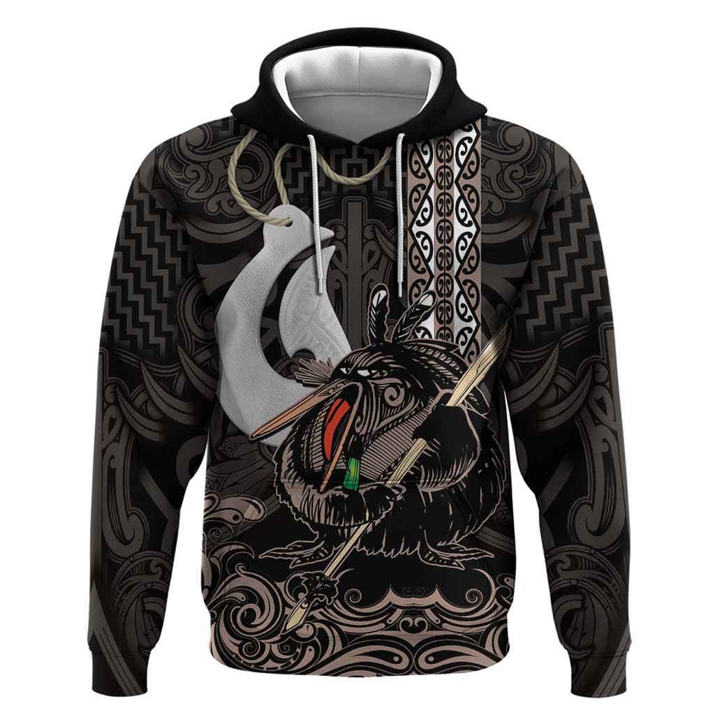 Aotearoa Hei Matau Hoodie Haka Kiwi Mix Maori Mangopare - Vibe Hoodie Shop