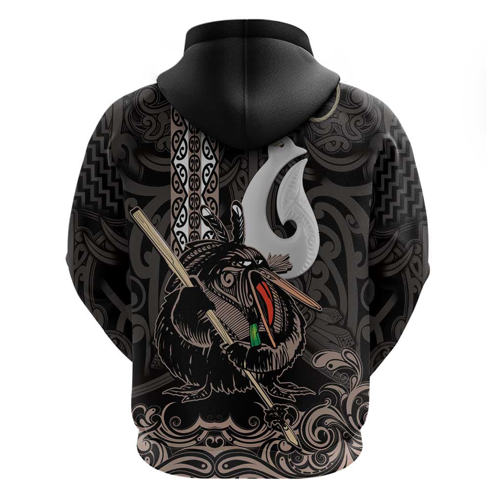 Aotearoa Hei Matau Hoodie Haka Kiwi Mix Maori Mangopare - Vibe Hoodie Shop