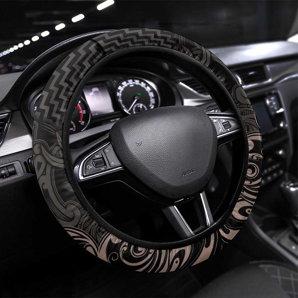 Aotearoa Hei Matau Steering Wheel Cover Haka Kiwi Mix Maori Mangopare