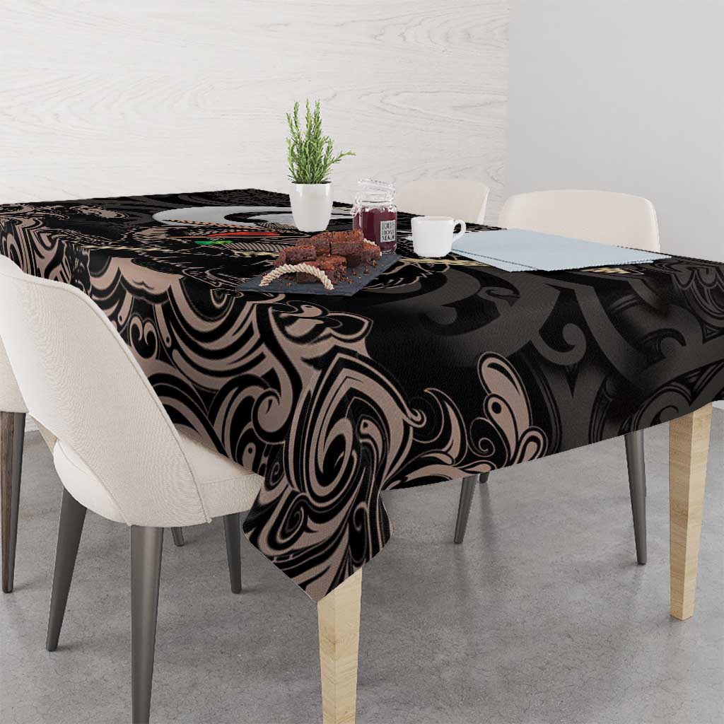 Aotearoa Hei Matau Tablecloth Haka Kiwi Mix Maori Mangopare