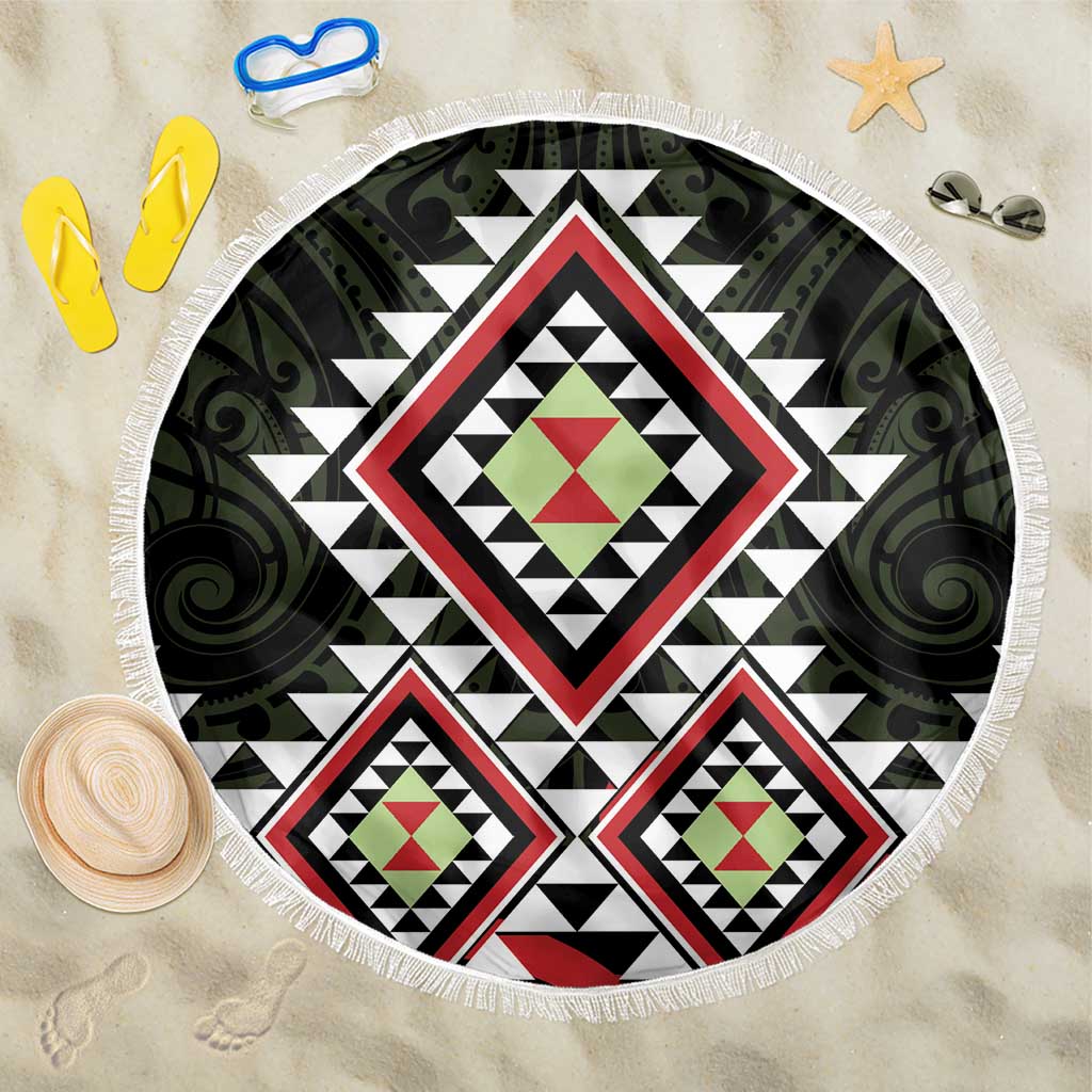 Kia Ora Aotearoa Beach Blanket 2025 Pasifika Maori Taniko Motifs