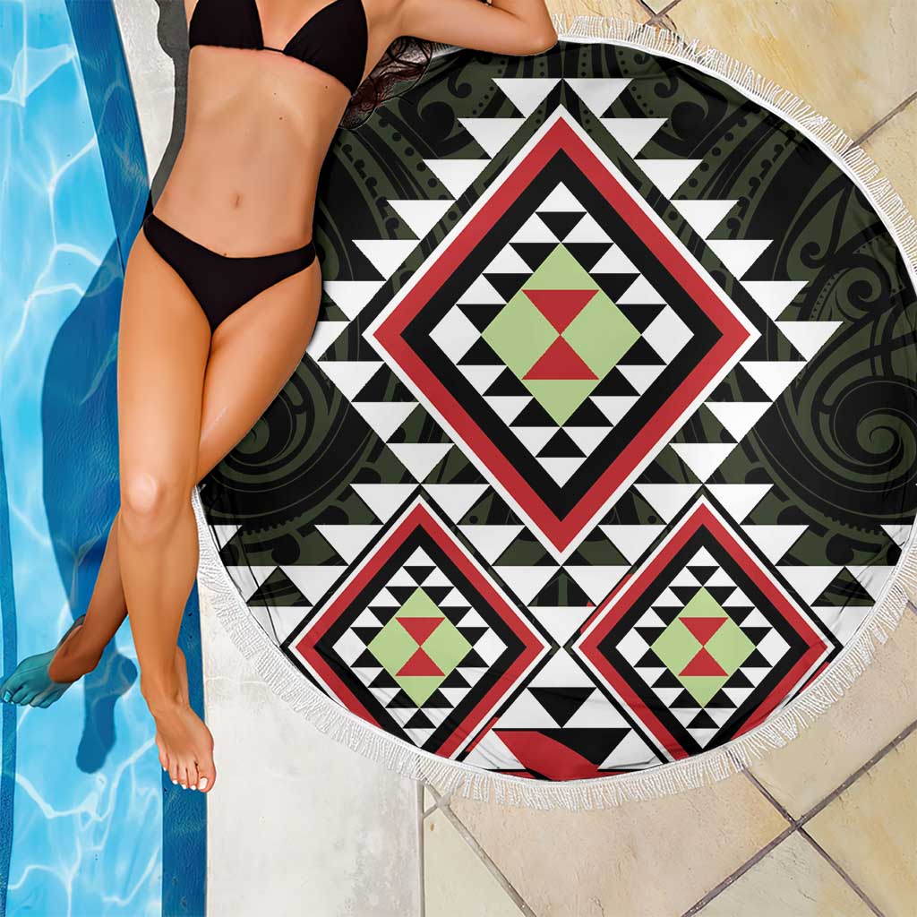 Kia Ora Aotearoa Beach Blanket 2025 Pasifika Maori Taniko Motifs