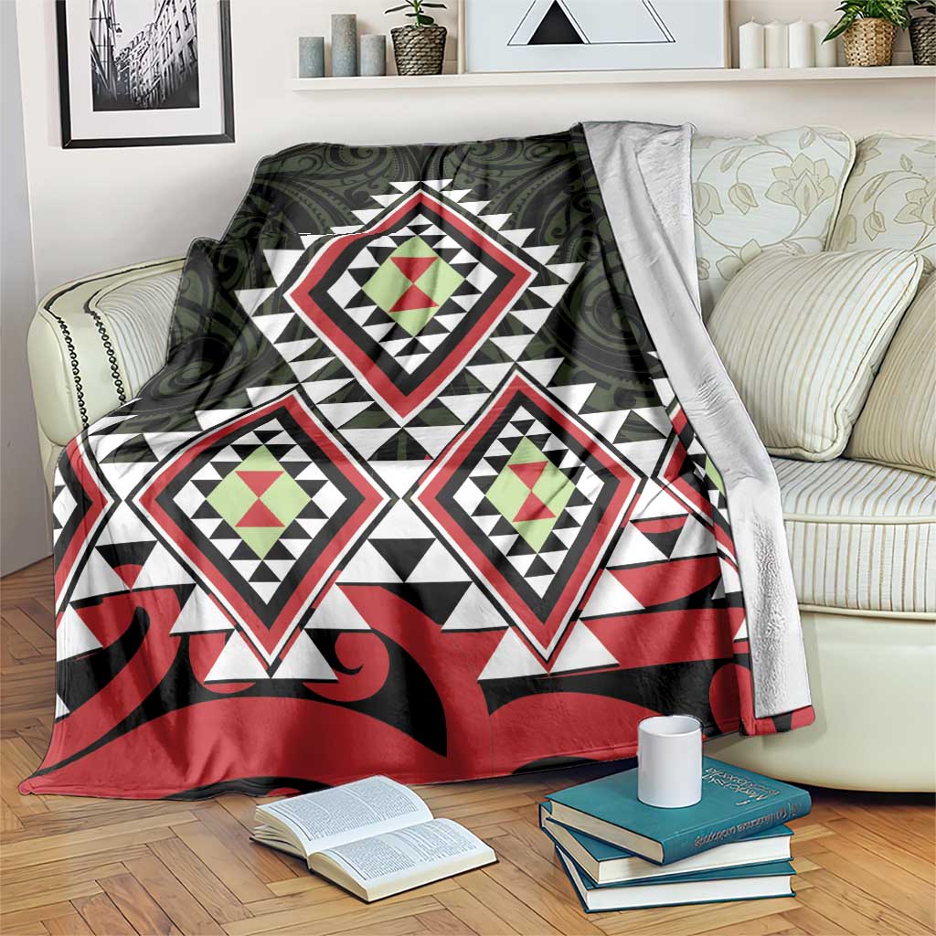 Kia Ora Aotearoa Blanket 2025 Pasifika Maori Taniko Motifs - Vibe Hoodie Shop