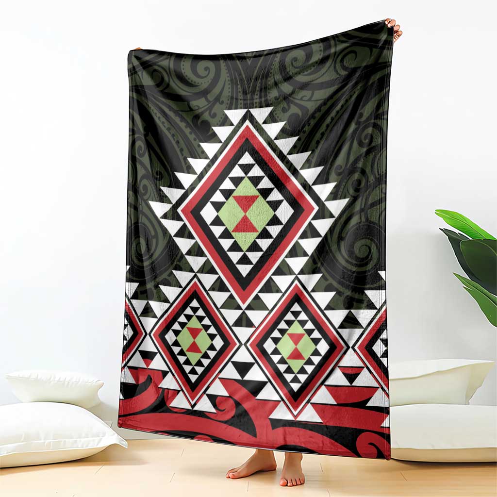 Kia Ora Aotearoa Blanket 2025 Pasifika Maori Taniko Motifs - Vibe Hoodie Shop