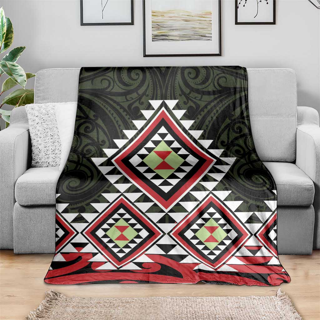 Kia Ora Aotearoa Blanket 2025 Pasifika Maori Taniko Motifs - Vibe Hoodie Shop