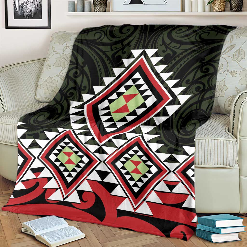 Kia Ora Aotearoa Blanket 2025 Pasifika Maori Taniko Motifs - Vibe Hoodie Shop