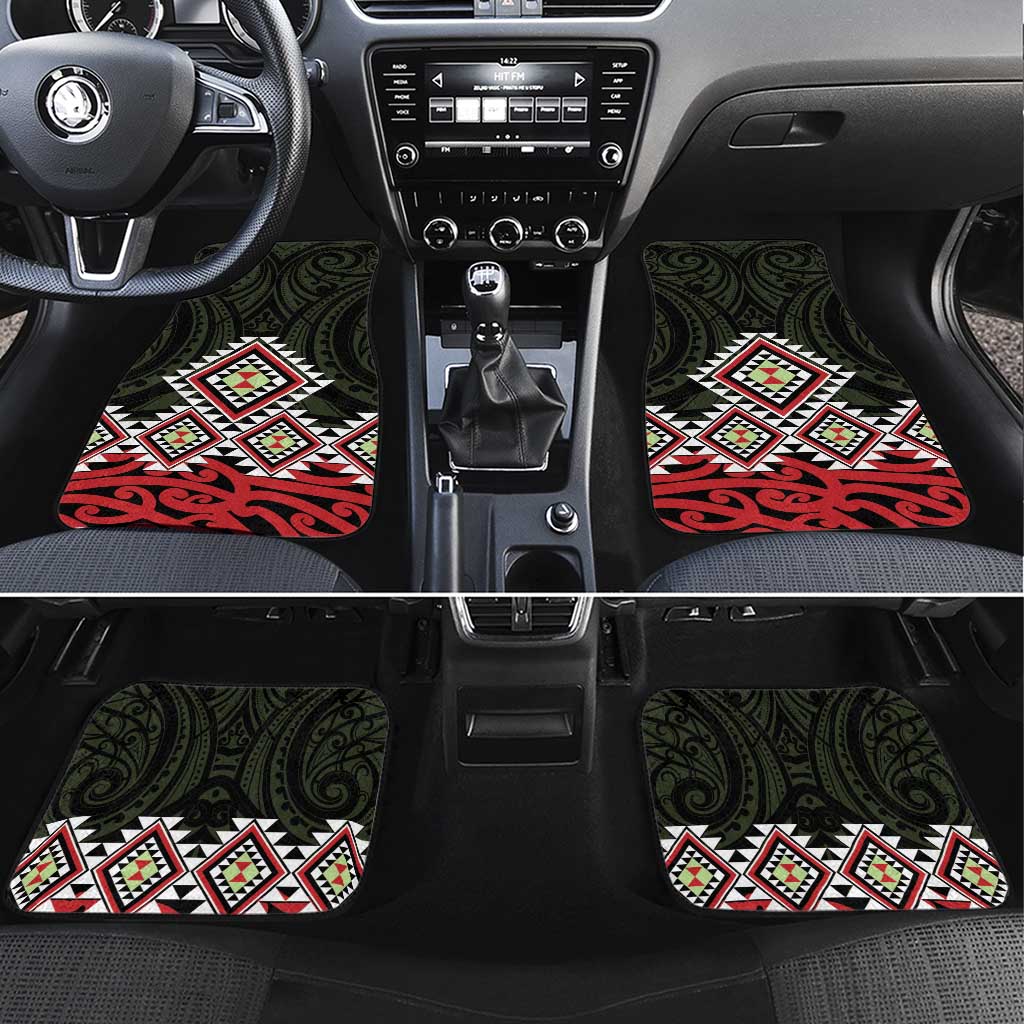 Kia Ora Aotearoa Car Mats 2025 Pasifika Maori Taniko Motifs