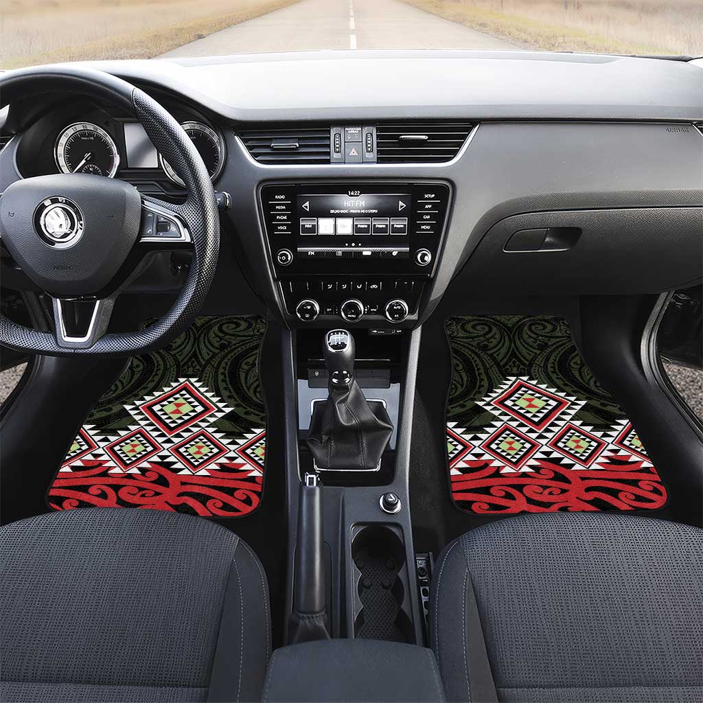 Kia Ora Aotearoa Car Mats 2025 Pasifika Maori Taniko Motifs