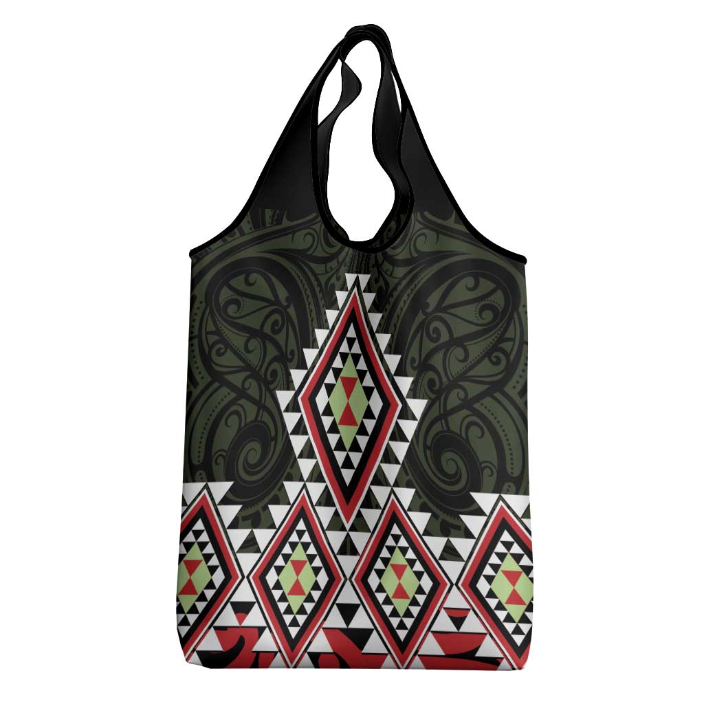 Kia Ora Aotearoa Grocery Bag 2025 Pasifika Maori Taniko Motifs