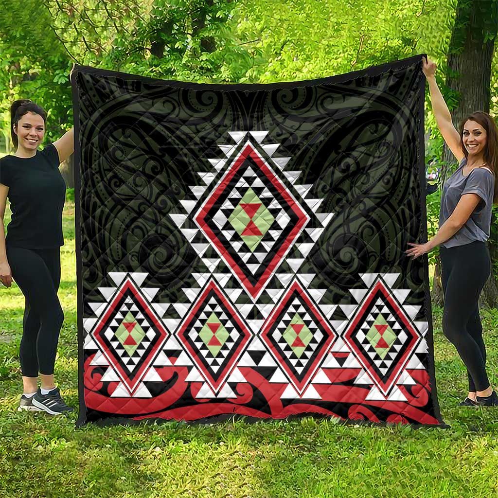 Kia Ora Aotearoa Quilt 2025 Pasifika Maori Taniko Motifs - Vibe Hoodie Shop