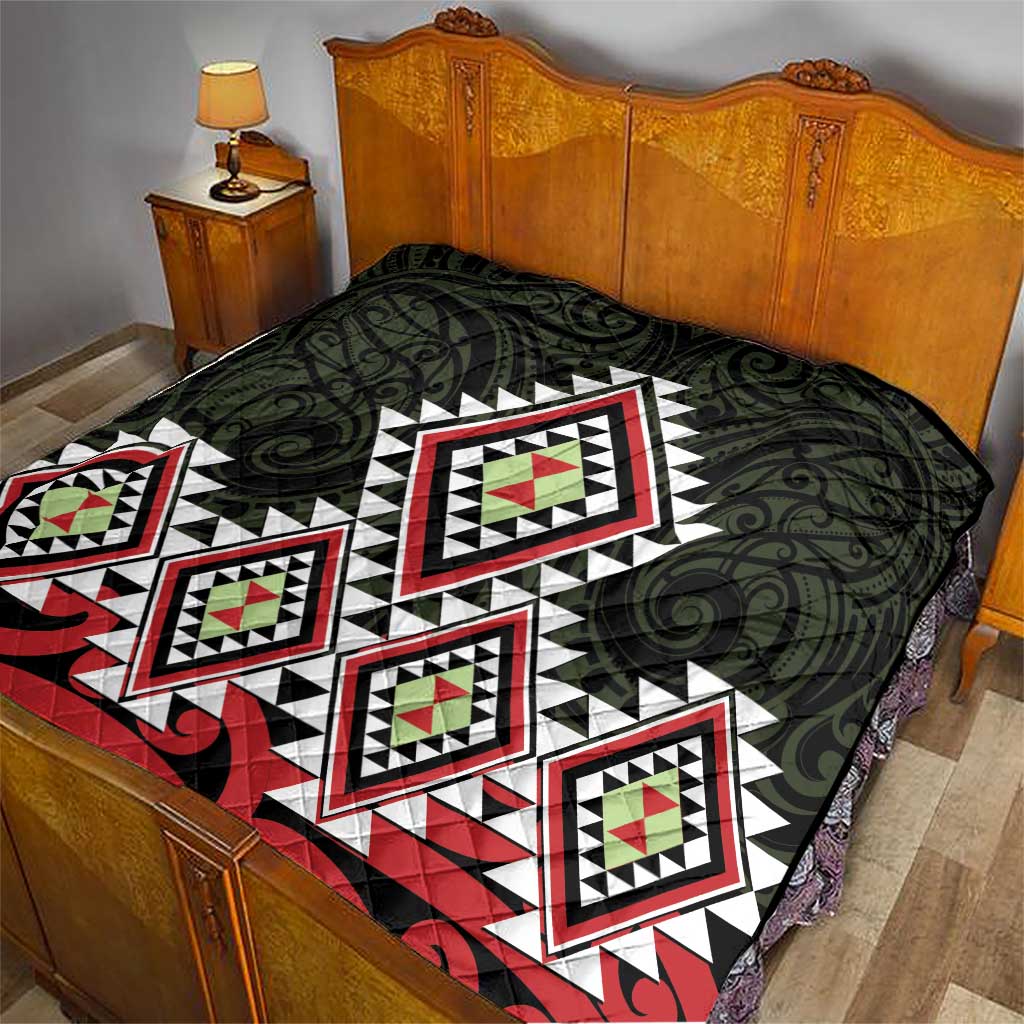 Kia Ora Aotearoa Quilt 2025 Pasifika Maori Taniko Motifs - Vibe Hoodie Shop