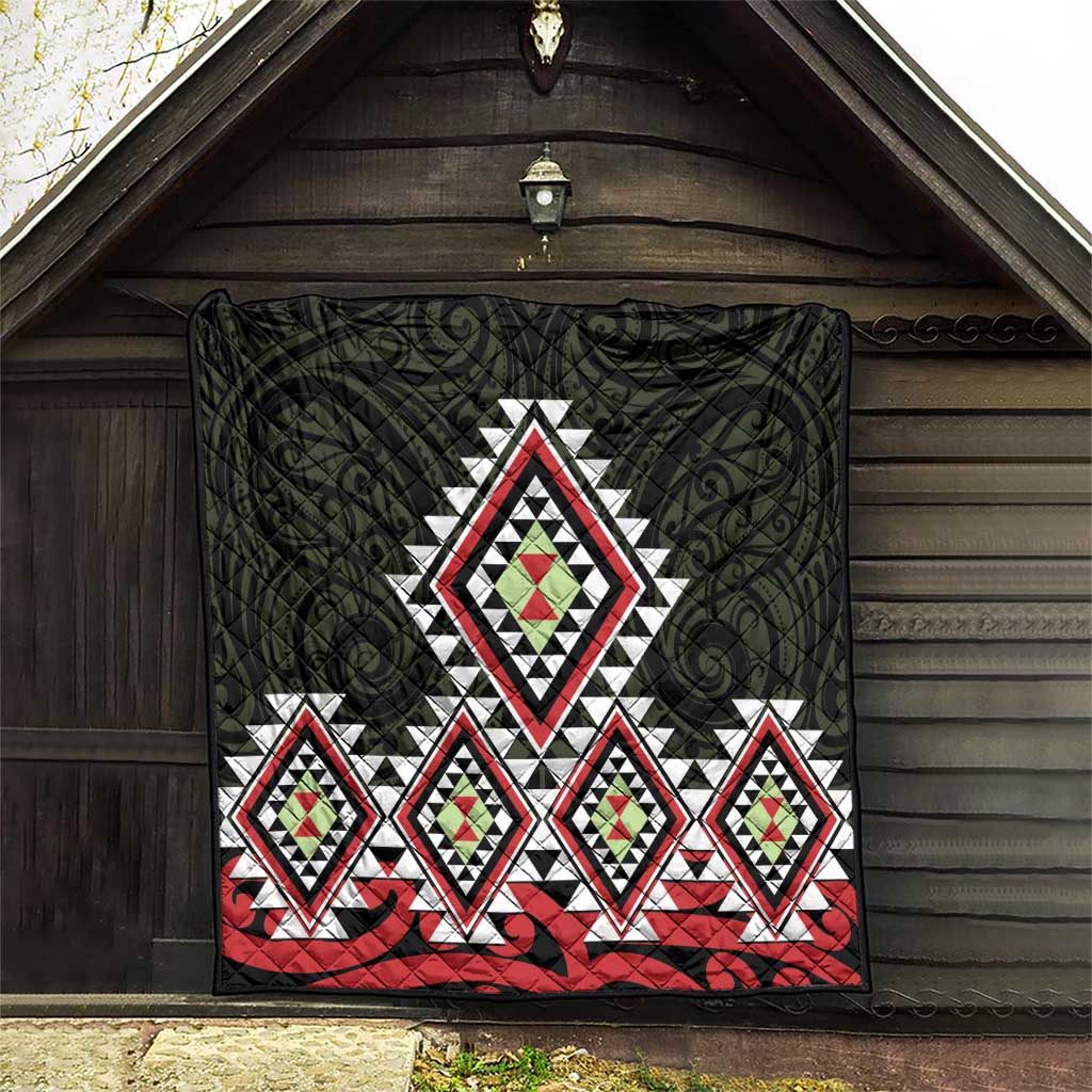 Kia Ora Aotearoa Quilt 2025 Pasifika Maori Taniko Motifs - Vibe Hoodie Shop