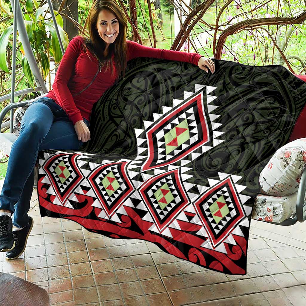 Kia Ora Aotearoa Quilt 2025 Pasifika Maori Taniko Motifs - Vibe Hoodie Shop