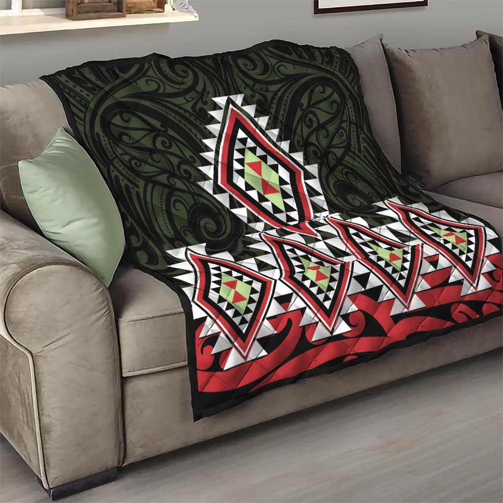 Kia Ora Aotearoa Quilt 2025 Pasifika Maori Taniko Motifs - Vibe Hoodie Shop