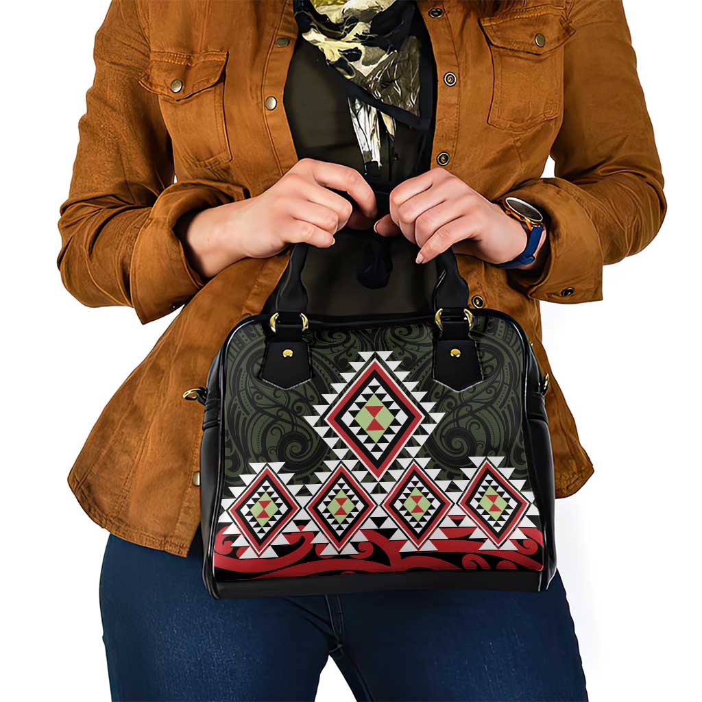 Kia Ora Aotearoa Shoulder Handbag 2025 Pasifika Maori Taniko Motifs