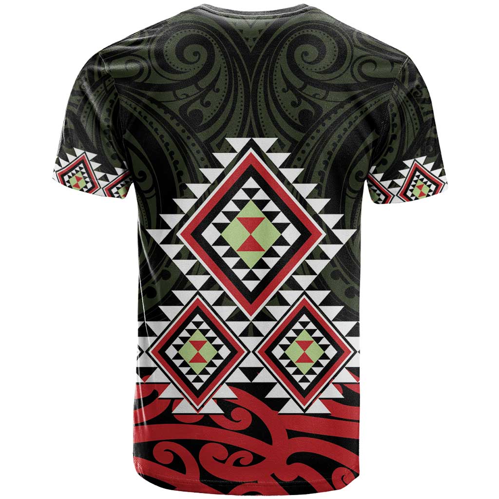 Kia Ora Aotearoa T Shirt 2025 Pasifika Maori Taniko Motifs - Vibe Hoodie Shop