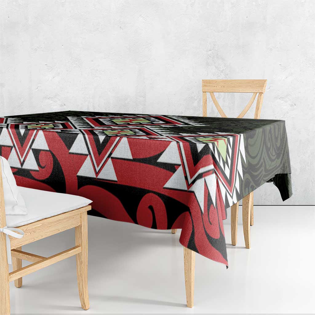 Kia Ora Aotearoa Tablecloth 2025 Pasifika Maori Taniko Motifs