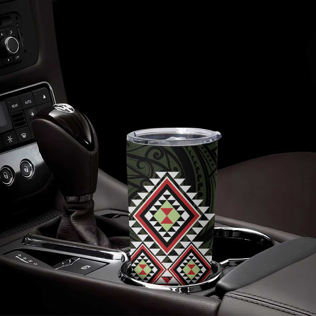 Kia Ora Aotearoa Tumbler Cup 2025 Pasifika Maori Taniko Motifs