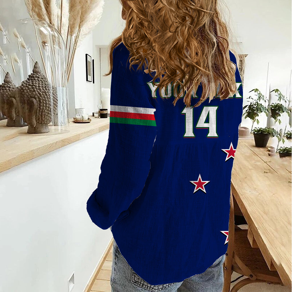 personalised-warriors-rugby-women-casual-shirt-new-zealand-sporty-blue-style