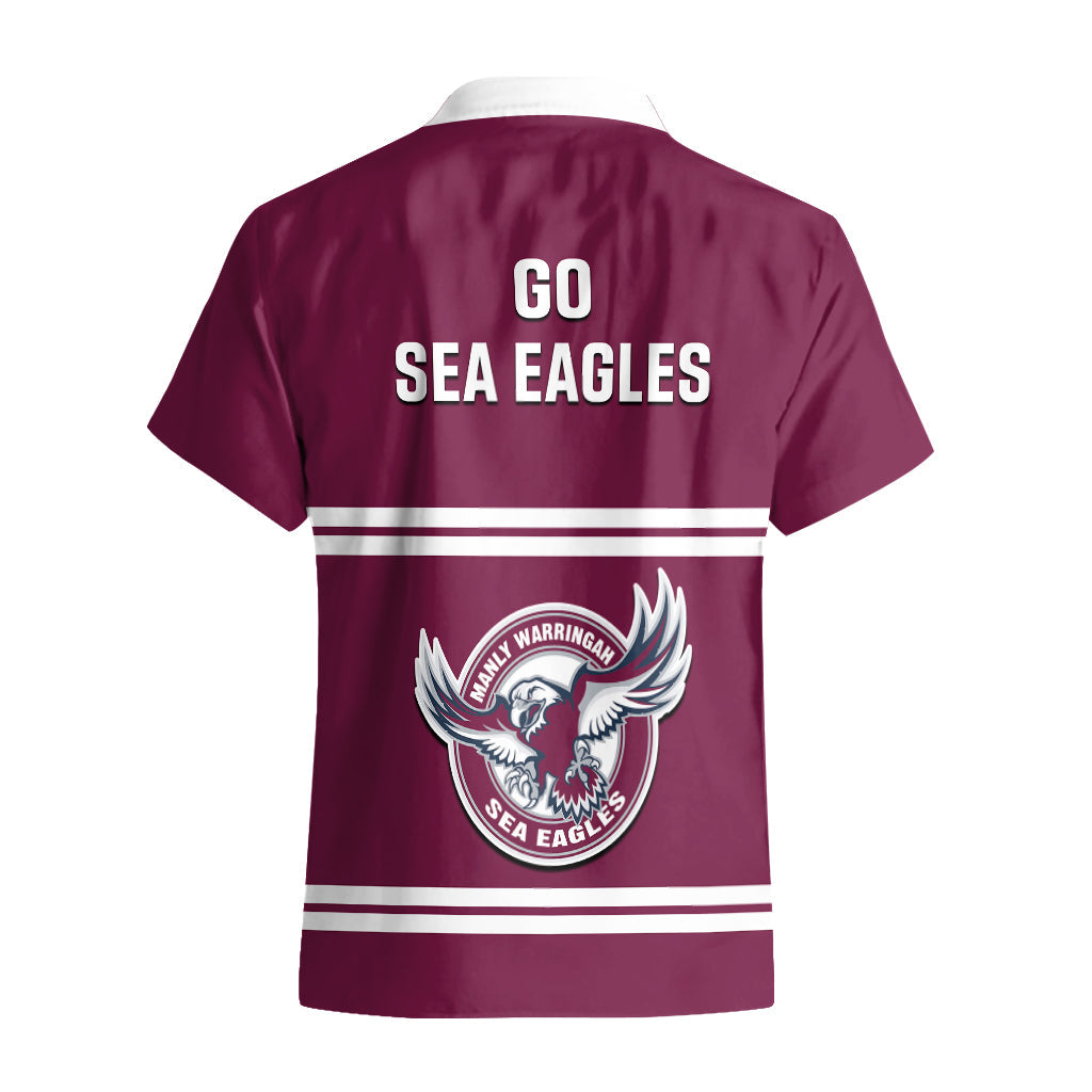 Sea Eagles Rugby 1946 Hawaiian Shirt Manly Warringah Maroon Sporty Style - Vibe Hoodie Shop