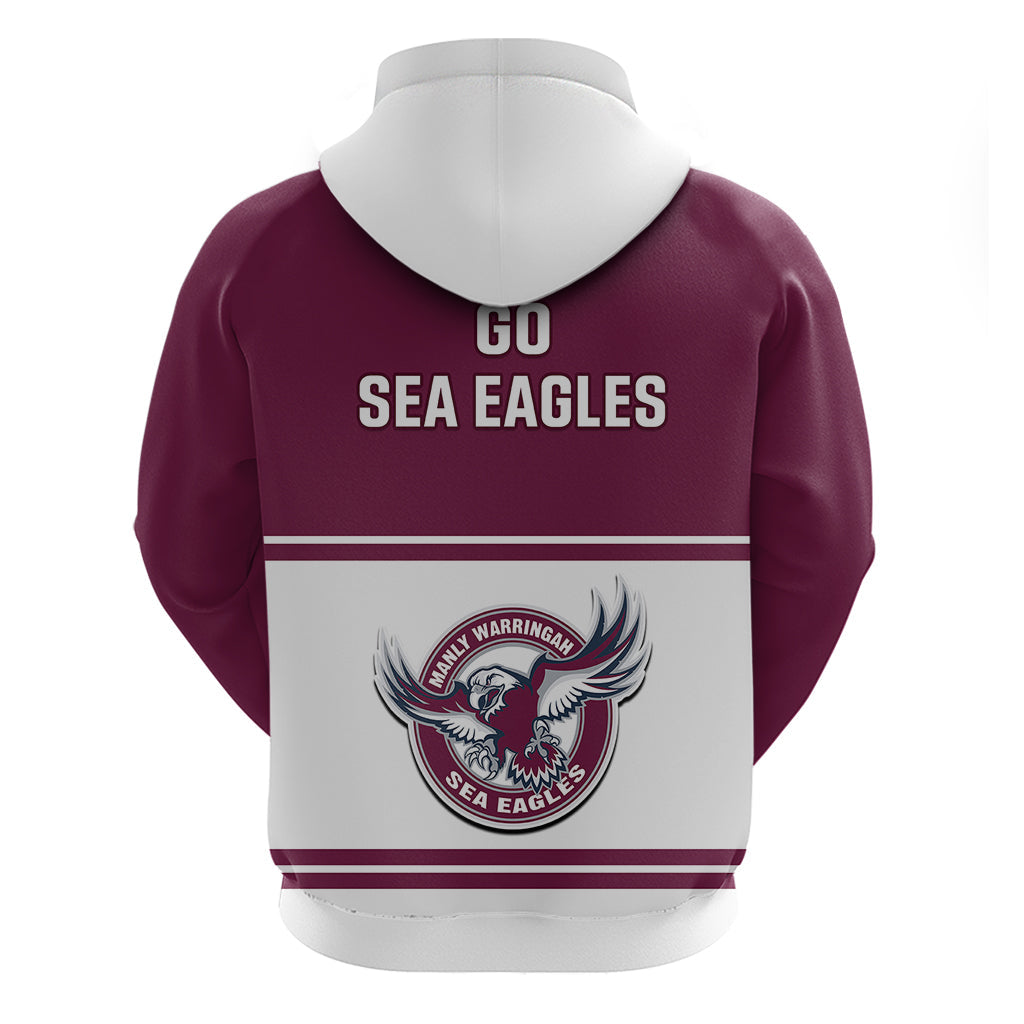 Sea Eagles Rugby 1946 Hoodie Manly Warringah White Sporty Style - Vibe Hoodie Shop