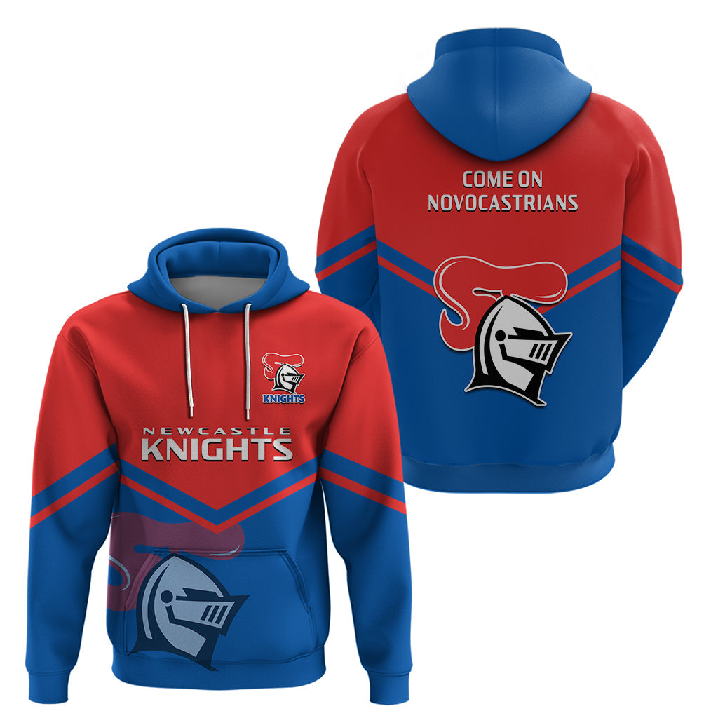 Newcastle Knights Rugby Hoodie Novocastrians Sporty Style - Vibe Hoodie Shop