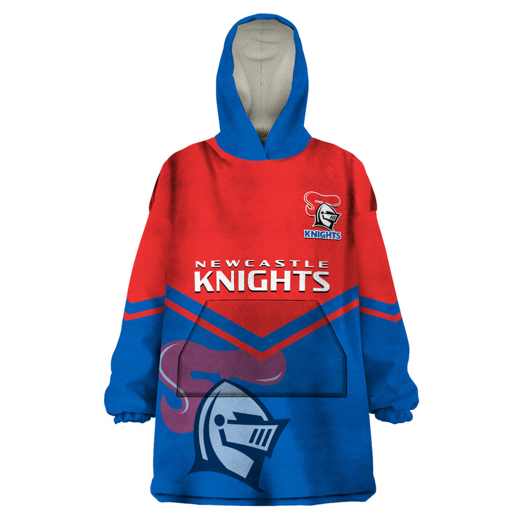 Newcastle Knights Rugby Wearable Blanket Hoodie Novocastrians Sporty Style - Vibe Hoodie Shop