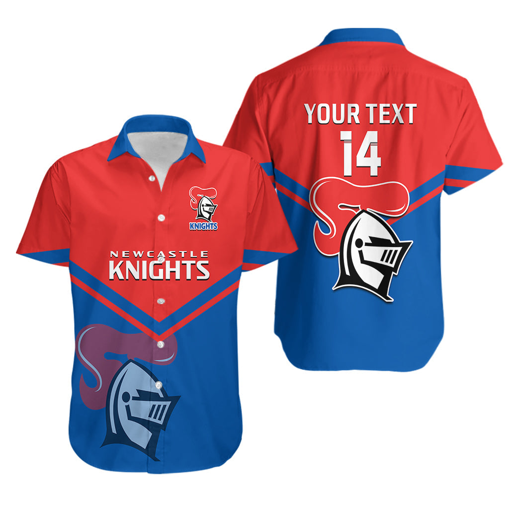 Personalised Newcastle Knights Rugby Hawaiian Shirt Novocastrians Sporty Style - Vibe Hoodie Shop