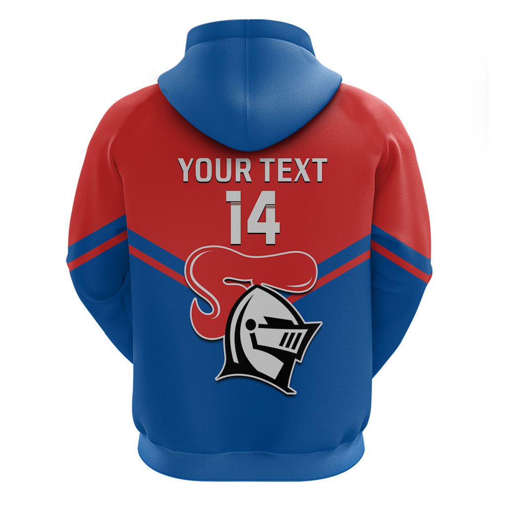 Personalised Newcastle Knights Rugby Hoodie Novocastrians Sporty Style - Vibe Hoodie Shop