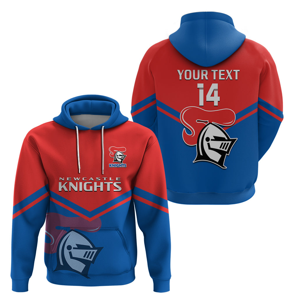 Personalised Newcastle Knights Rugby Hoodie Novocastrians Sporty Style - Vibe Hoodie Shop