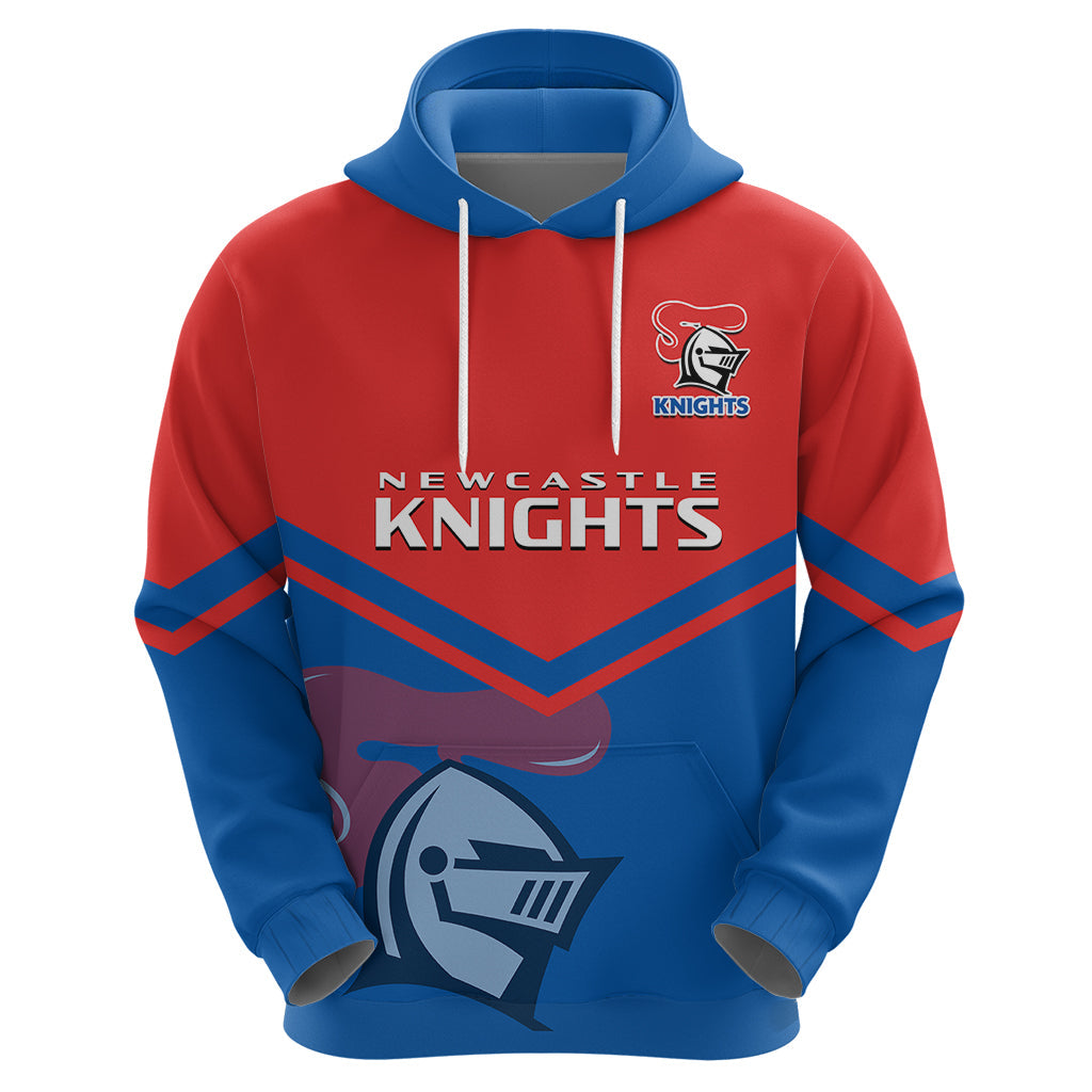 Personalised Newcastle Knights Rugby Hoodie Novocastrians Sporty Style - Vibe Hoodie Shop