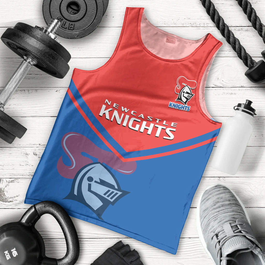 Personalised Newcastle Knights Rugby Men Tank Top Novocastrians Sporty Style - Vibe Hoodie Shop
