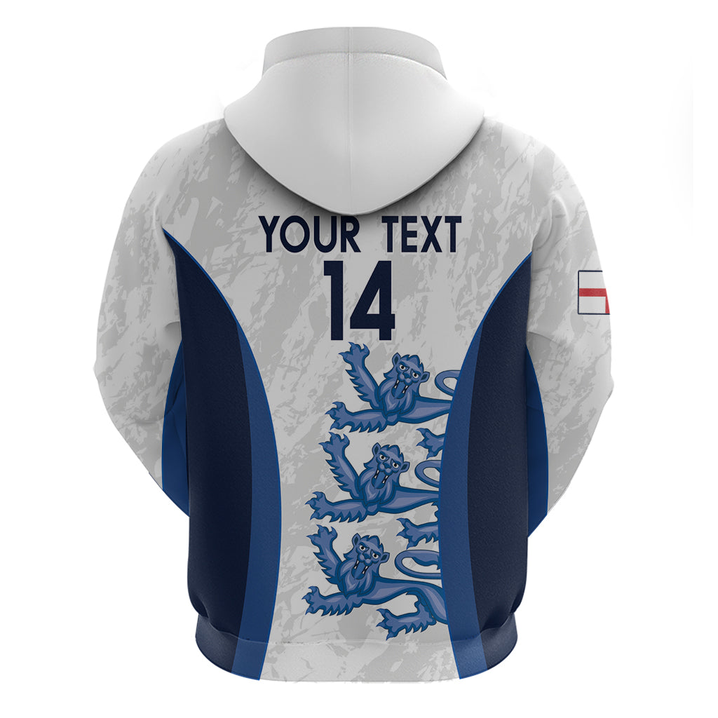 Custom England Football Hoodie 2024 Go Champions Three Lions - Vibe Hoodie Shop