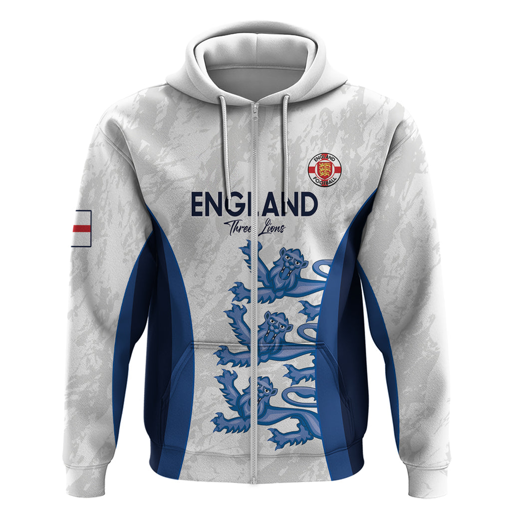 Custom England Football Hoodie 2024 Go Champions Three Lions - Vibe Hoodie Shop