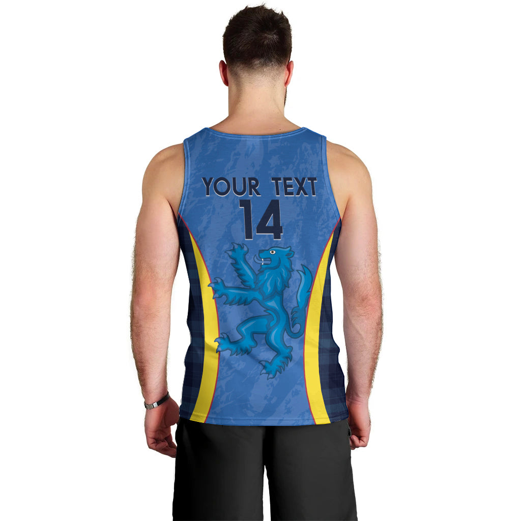 Custom Scotland Football Men Tank Top 2024 Go Champions Scottish - Vibe Hoodie Shop
