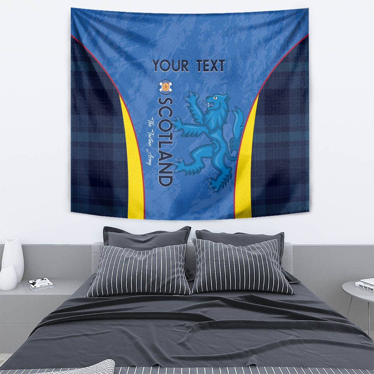 Custom Scotland Football Tapestry 2024 Go Champions Scottish - Vibe Hoodie Shop