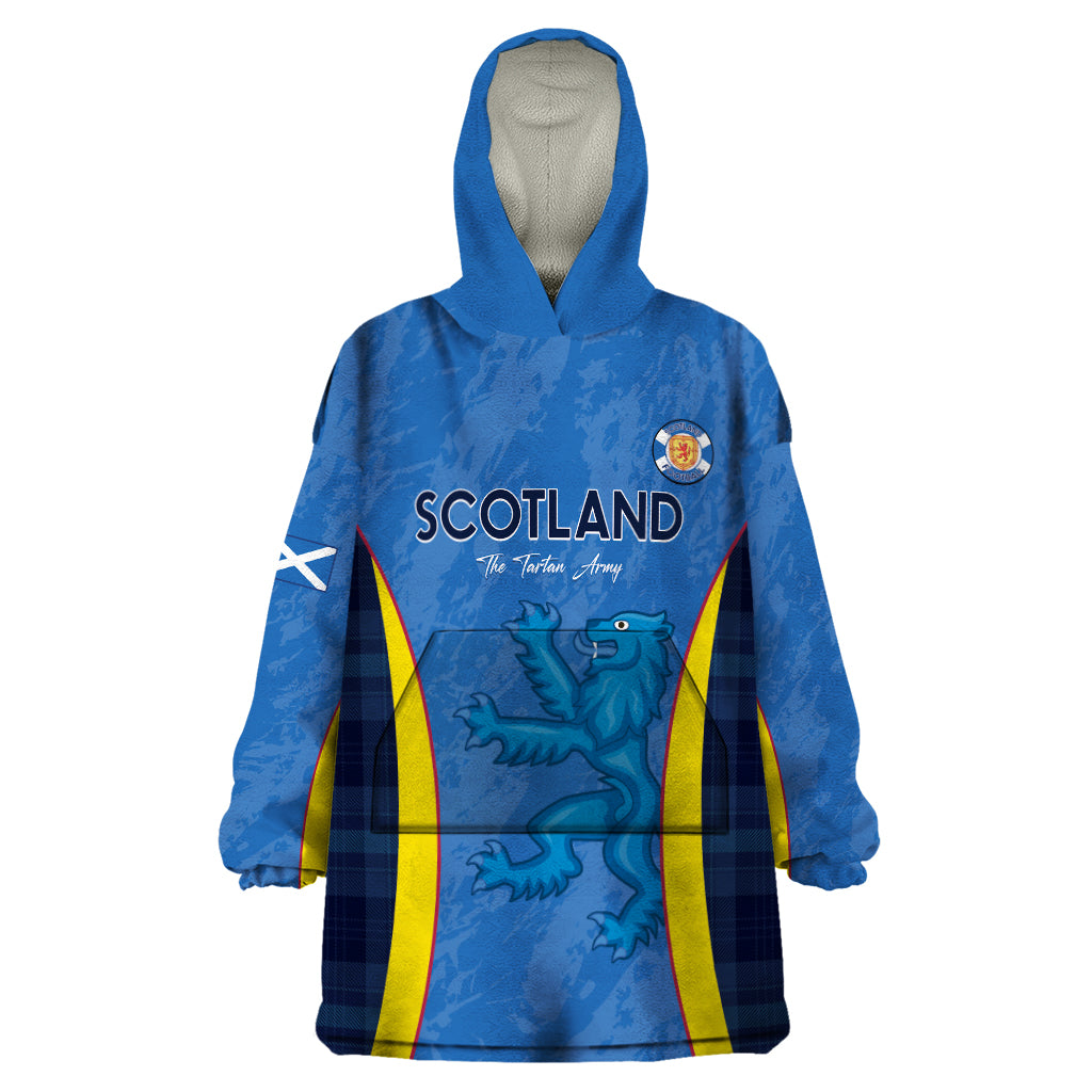 Custom Scotland Football Wearable Blanket Hoodie 2024 Go Champions Scottish - Vibe Hoodie Shop