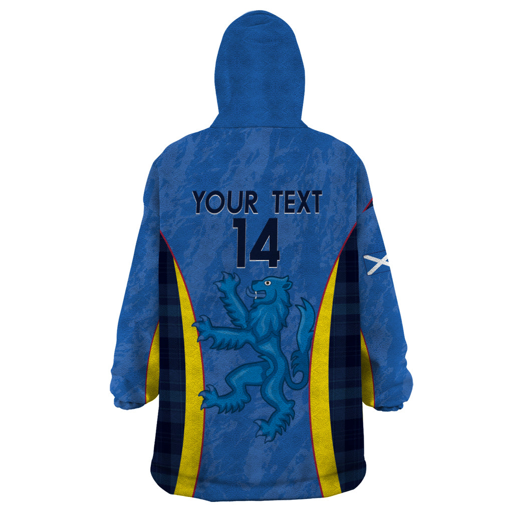 Custom Scotland Football Wearable Blanket Hoodie 2024 Go Champions Scottish - Vibe Hoodie Shop