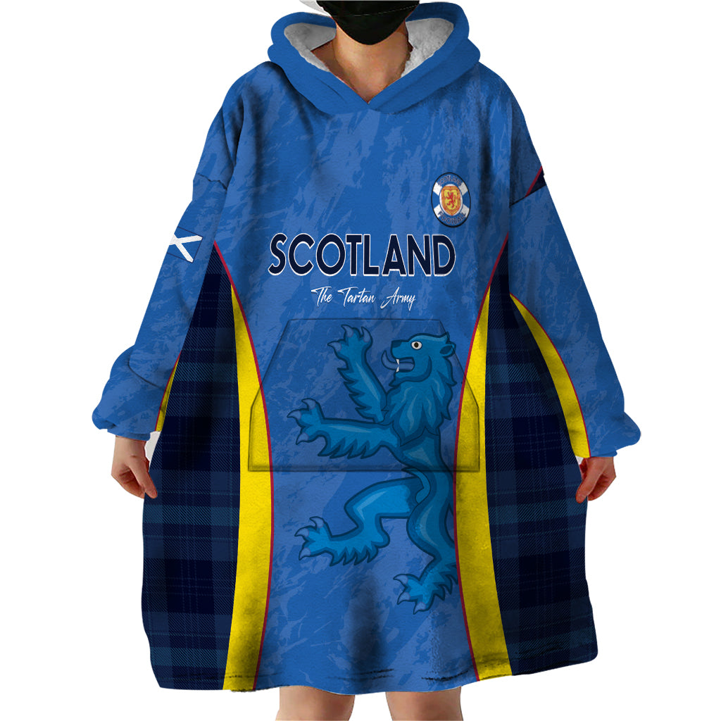 Custom Scotland Football Wearable Blanket Hoodie 2024 Go Champions Scottish - Vibe Hoodie Shop