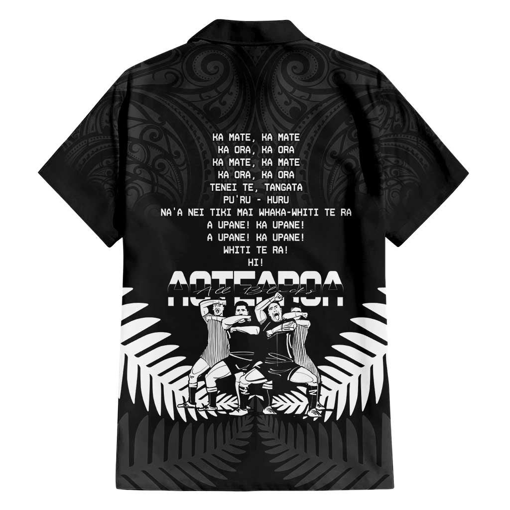 New Zealand Silver Fern Rugby Hawaiian Shirt Haka Dance With Aotearoa Maori Pattern - Vibe Hoodie Shop