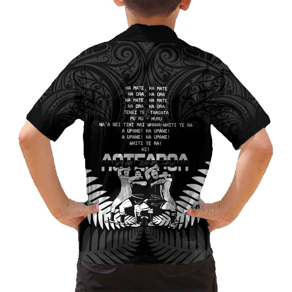 New Zealand Silver Fern Rugby Hawaiian Shirt Haka Dance With Aotearoa Maori Pattern - Vibe Hoodie Shop