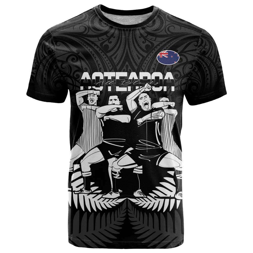 New Zealand Silver Fern Rugby T Shirt Haka Dance With Aotearoa Maori Pattern - Vibe Hoodie Shop