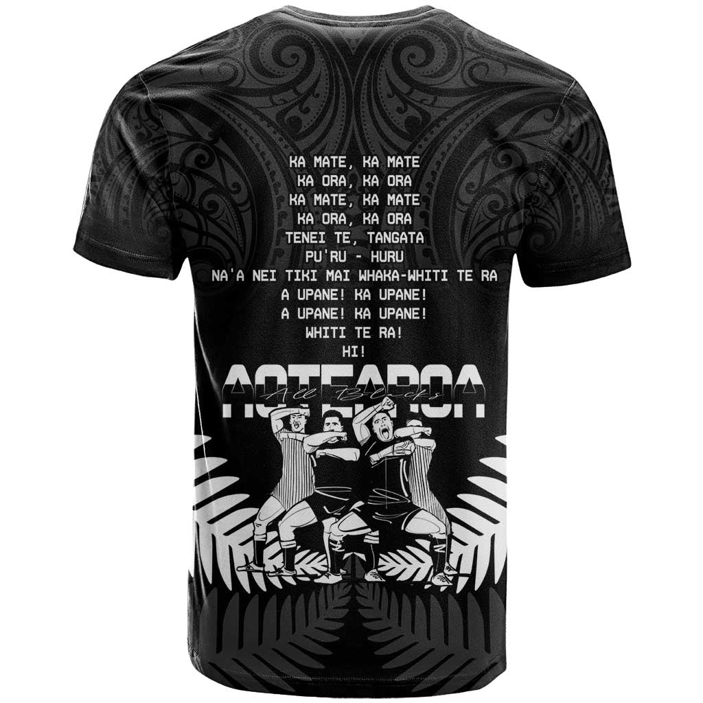 New Zealand Silver Fern Rugby T Shirt Haka Dance With Aotearoa Maori Pattern - Vibe Hoodie Shop