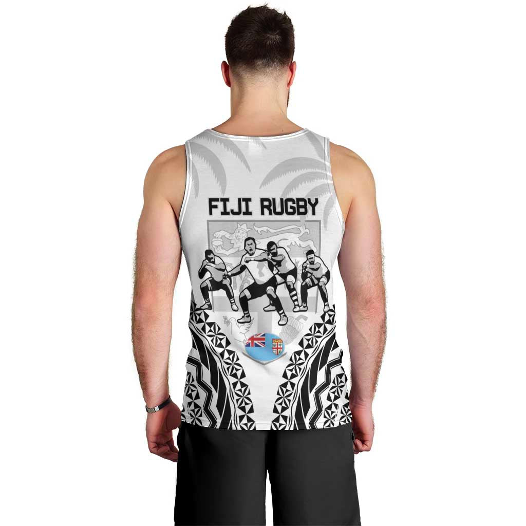 New Zealand And Fiji Tapa Rugby Men Tank Top Haka Dance Mix Cibi Dance Together - Vibe Hoodie Shop